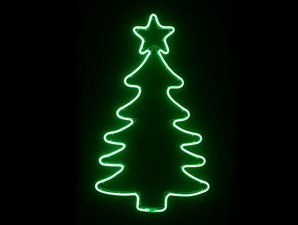 Five star Christmas tree
